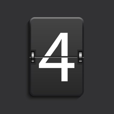 vektör modern sayısal puan tahtası-gölge.