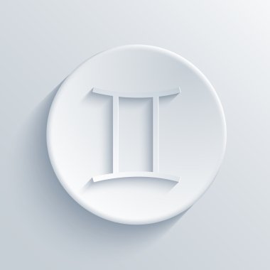 Modern zodyak işaretleri vektör. Daire simgesi