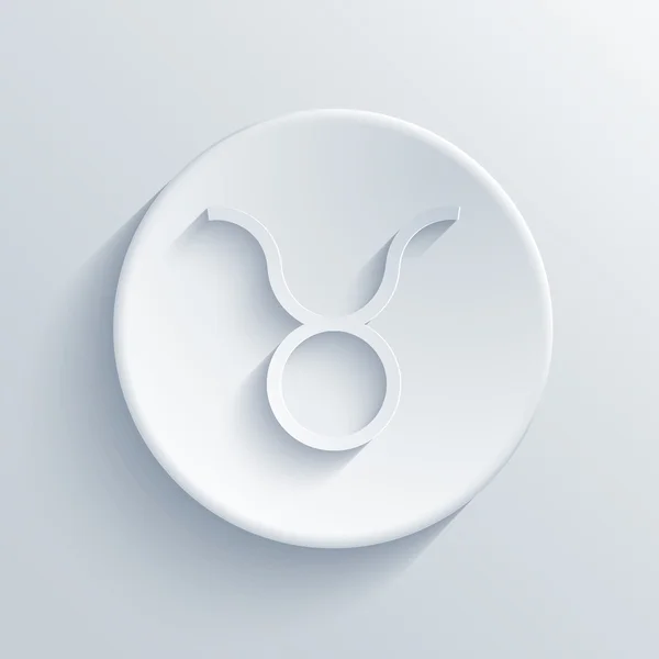 Vector moderne tekens van de dierenriem. cirkel pictogram — Stockvector