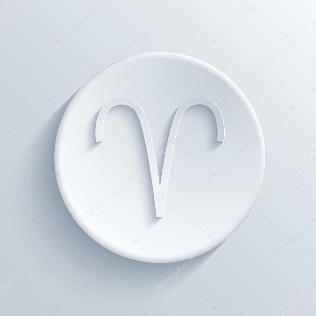 vector modern signs of the zodiac. Circle icon