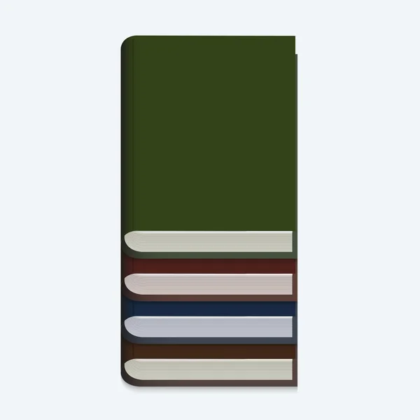 Vettoriale libro moderno su sfondo bianco . — Vettoriale Stock