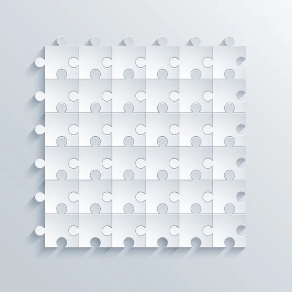 Vector moderne puzzel achtergrond — Stockvector