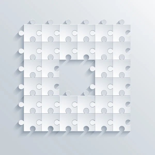 Vector moderne puzzel achtergrond — Stockvector