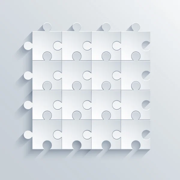 モダンなパズルのベクトルの背景 — ストックベクタ