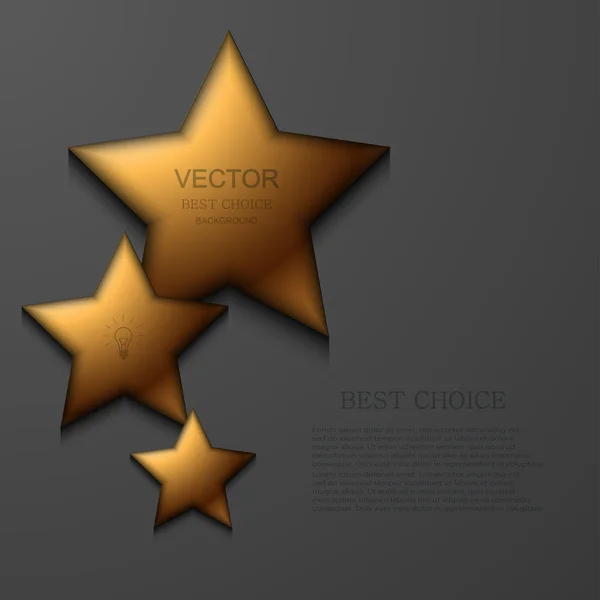 Vector moderno fondo estrella de oro . — Archivo Imágenes Vectoriales