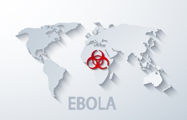 vektör modern ebola elemenr tasarımı.