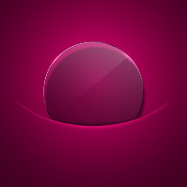 Vektör modern daire cam arka plan.