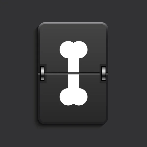 Vector moderne scorebord zwart pictogram. — Stockvector