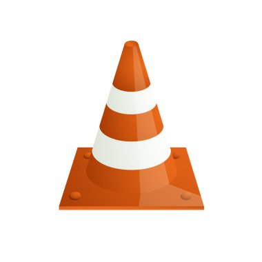 Vektör modern trafik koni