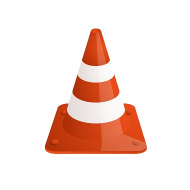 Vektör modern trafik koni
