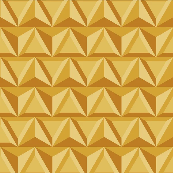 Vector moderna geometriska triangel guld bakgrund — Stock vektor