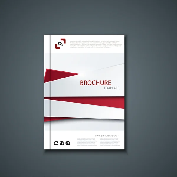 Vector flyer of banner. Brochure sjabloonontwerp — Stockvector