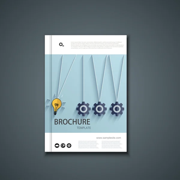 Vector flyer of banner. Brochure sjabloonontwerp — Stockvector