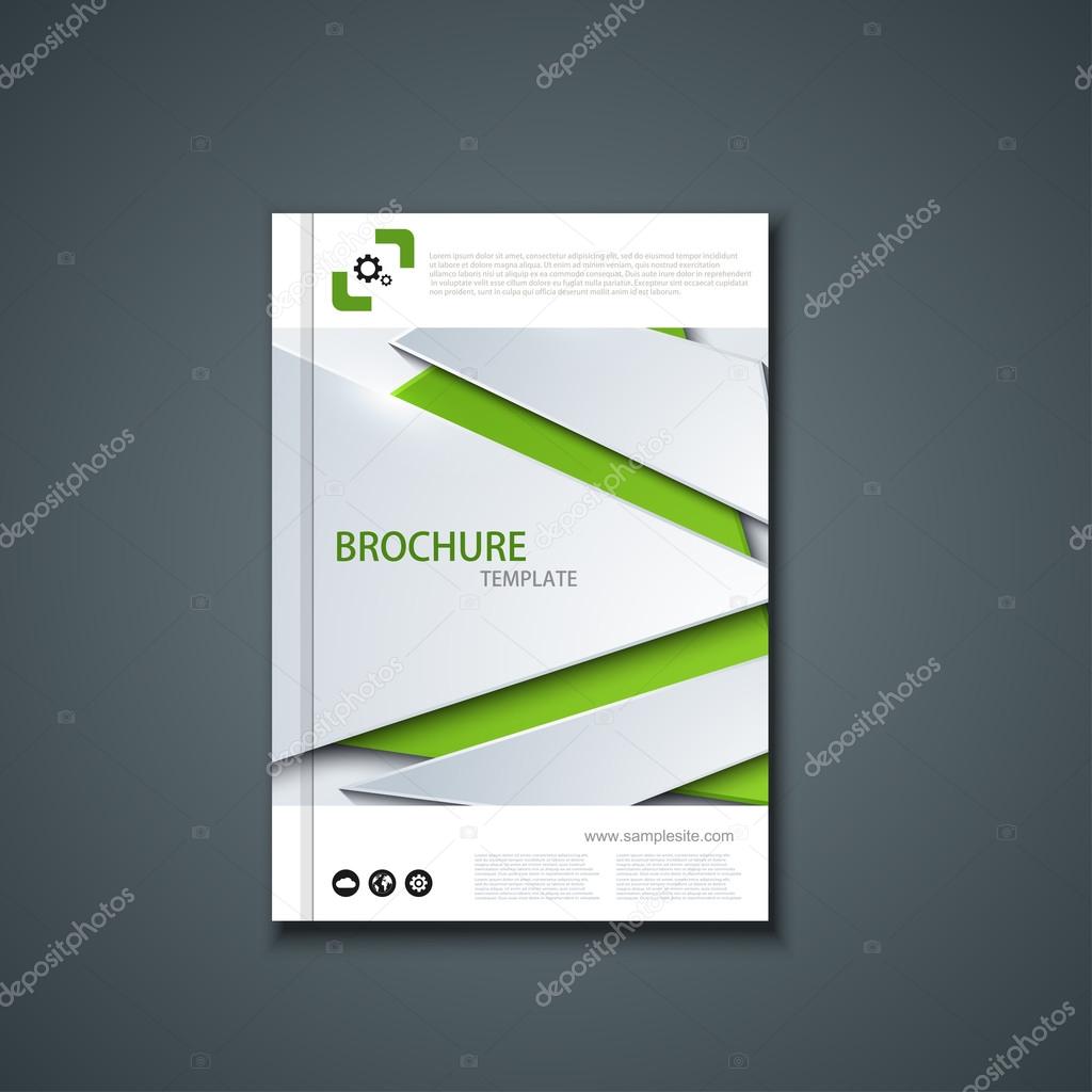 Vector flyer or banner. Brochure template design