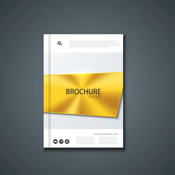 Vector flyer of banner. Brochure sjabloonontwerp. — Stockvector