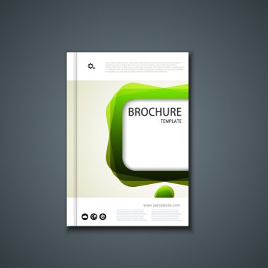 Vektör el ilanı veya afiş. Broşür tasarım şablonu.