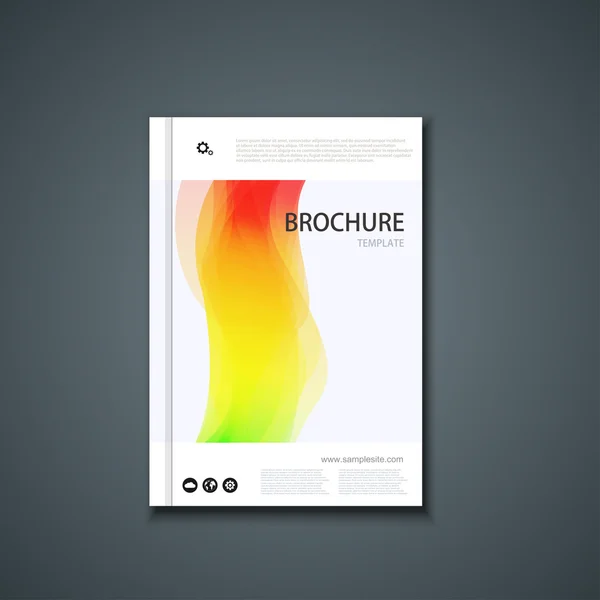 Vector flyer of banner. Brochure sjabloonontwerp. — Stockvector