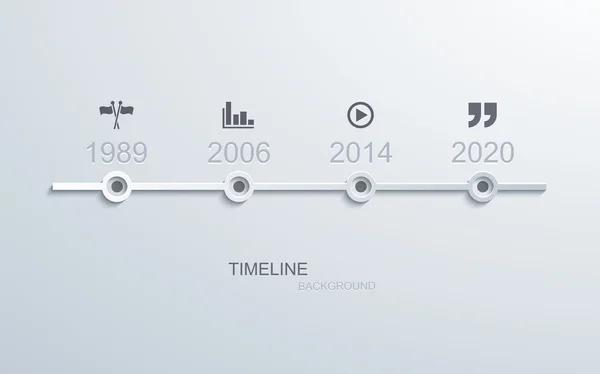 Vector moderna tidslinjen infographic. — Stock vektor