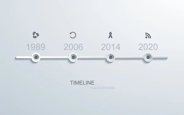 Vektor moderne Timeline-Infografik. — Stockvektor