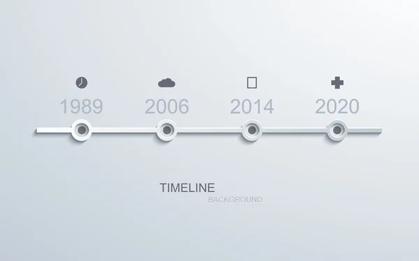 Vector modern timeline infographic. — Stock Vector