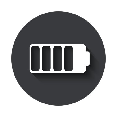 Vektör modern gri daire simgesi