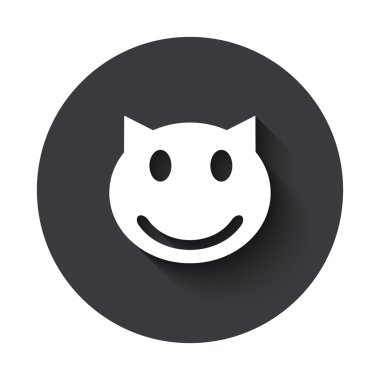 Vektör modern gri daire simgesi