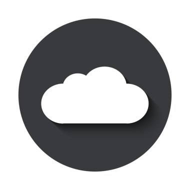 Vektör modern gri daire simgesi