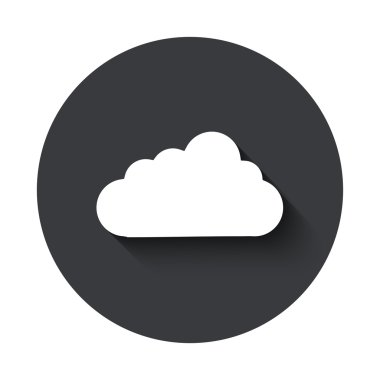 Vektör modern gri daire simgesi