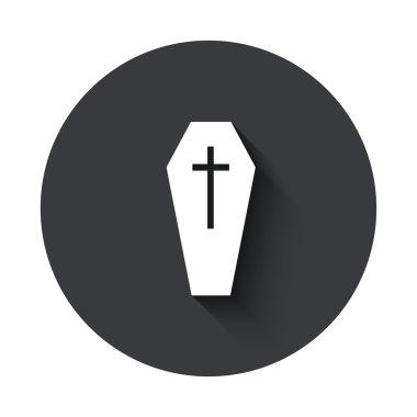 Vektör modern gri daire simgesi