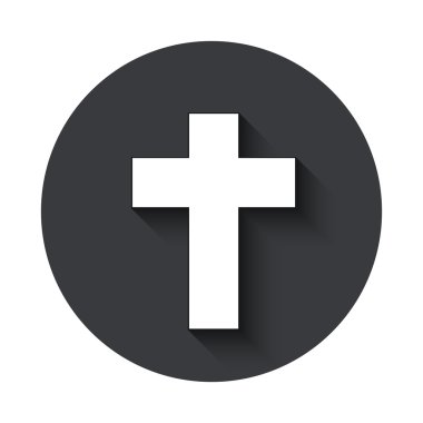 Vektör modern gri daire simgesi