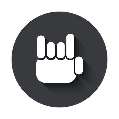 Vektör modern gri daire simgesi