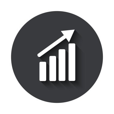 Vektör modern gri daire simgesi