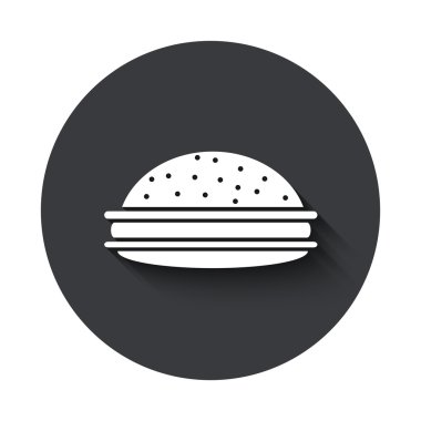 Vektör modern gri daire simgesi