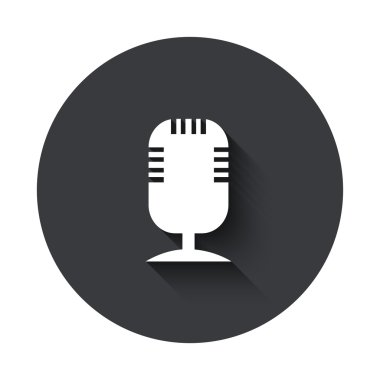 Vektör modern gri daire simgesi