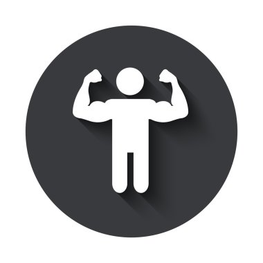 Vektör modern gri daire simgesi