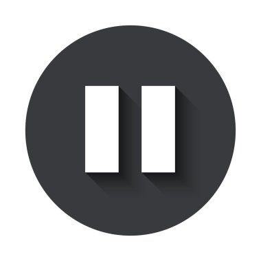 Vektör modern gri daire simgesi