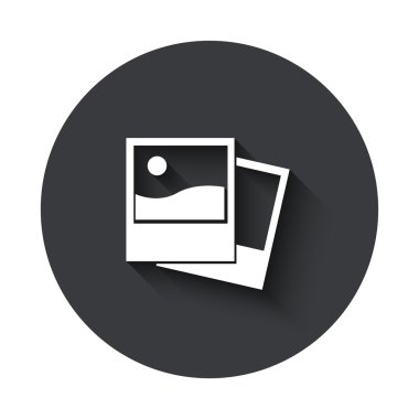 Vektör modern gri daire simgesi