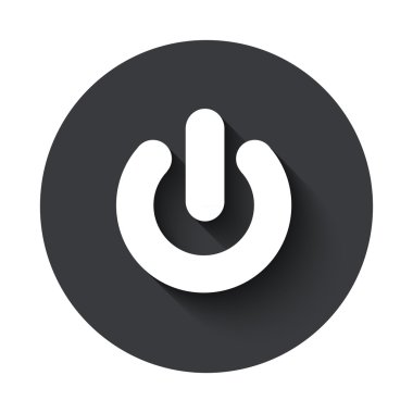 Vektör modern gri daire simgesi