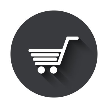 Vektör modern gri daire simgesi