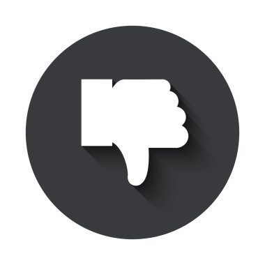 Vektör modern gri daire simgesi