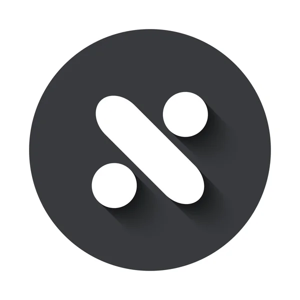 Vector modern  gray circle icon — Stock Vector