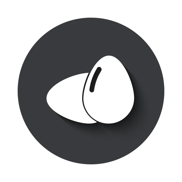 Vettoriale icona cerchio grigio moderno — Vettoriale Stock