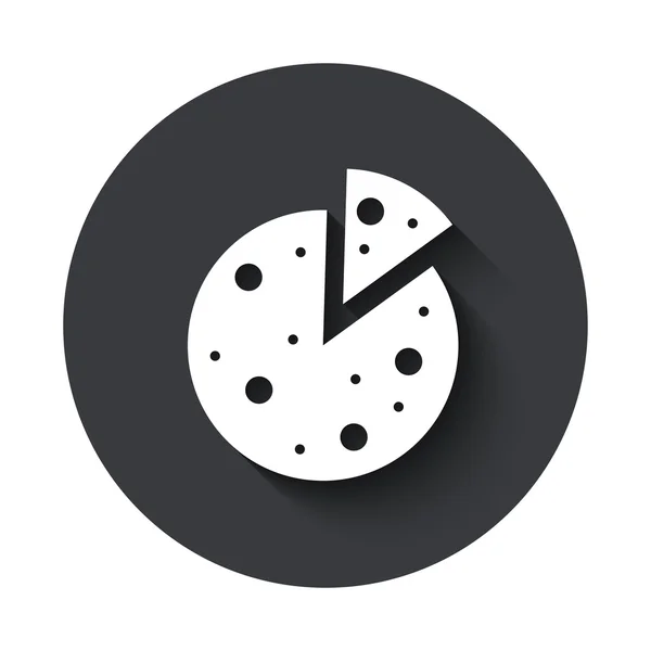 Vektor moderna grå cirkel icon — Stock vektor