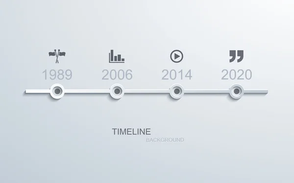 Vector moderna tidslinjen infographic. — Stock vektor