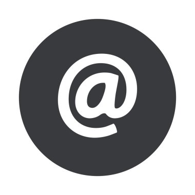 Vektör modern gri daire simgesi