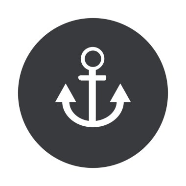 Vektör modern gri daire simgesi