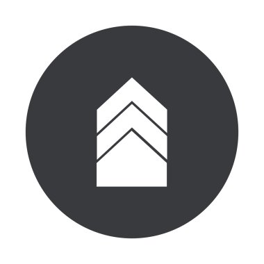 Vektör modern gri daire simgesi