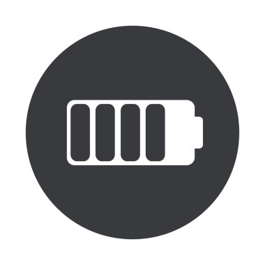 Vektör modern gri daire simgesi