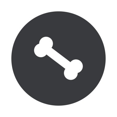 Vektör modern gri daire simgesi