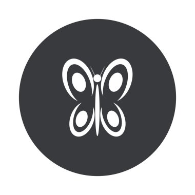 Vektör modern gri daire simgesi